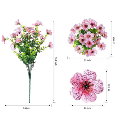 🔥Sista dagen 50% rabatt🔥 Realistiska UV-beständiga utomhusblommor – Kräver inget underhåll