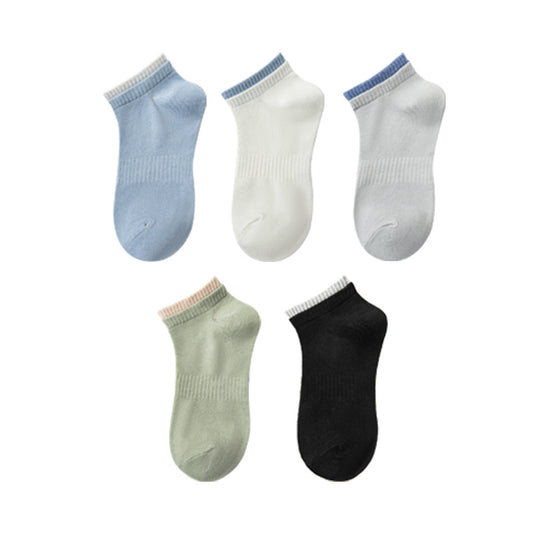5-pack tunna ankelstrumpor för herr