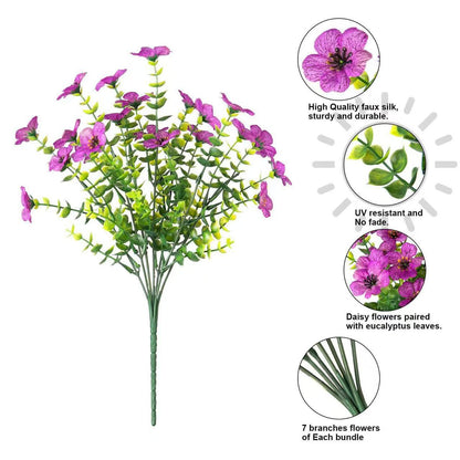 🔥Sista dagen 50% rabatt🔥 Realistiska UV-beständiga utomhusblommor – Kräver inget underhåll