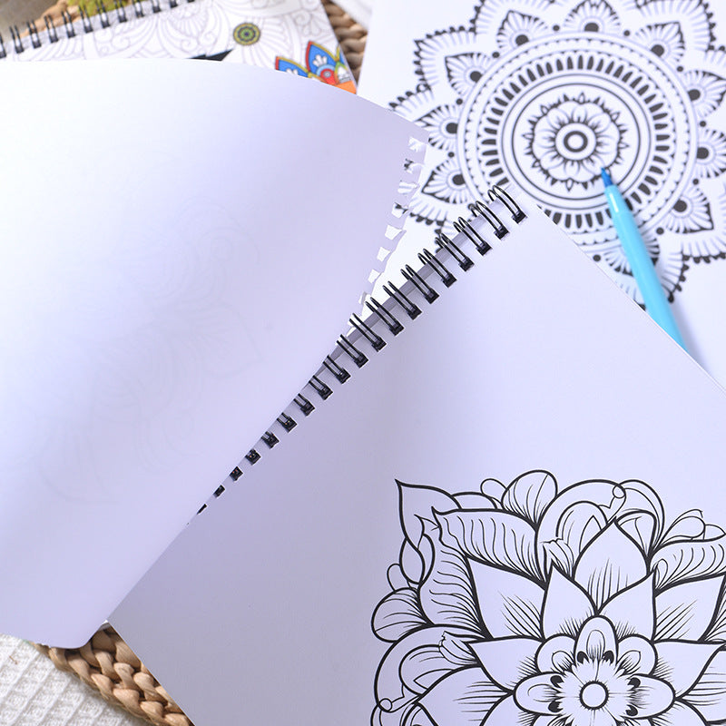 🖍️🎨 Malebok for voksne mot stress