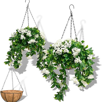 Konstgjorda hängamplar med lagerstiernia – Ultrarealistiska 🌸✨