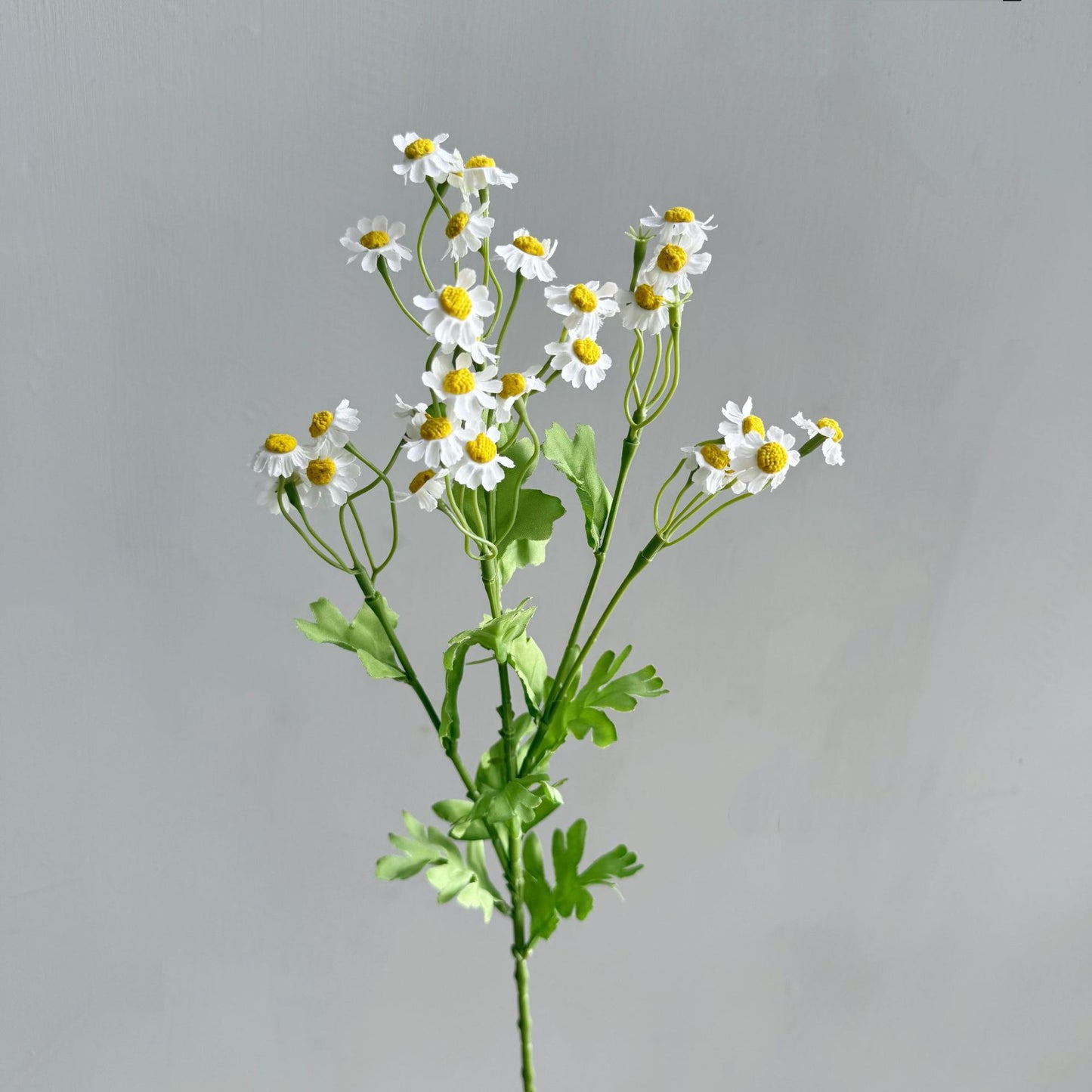 Konstgjord kamomill, 55 cm vita konstgjorda prästkragar – Faux-blommor för hem, kök och bröllopsdekoration