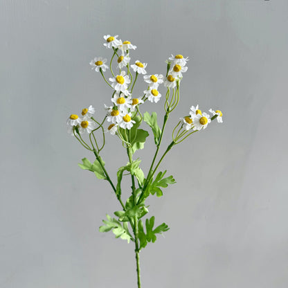 Konstgjord kamomill, 55 cm vita konstgjorda prästkragar – Faux-blommor för hem, kök och bröllopsdekoration