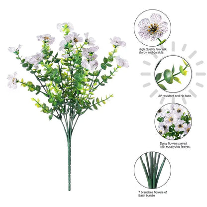 🔥Sista dagen 50% rabatt🔥 Realistiska UV-beständiga utomhusblommor – Kräver inget underhåll