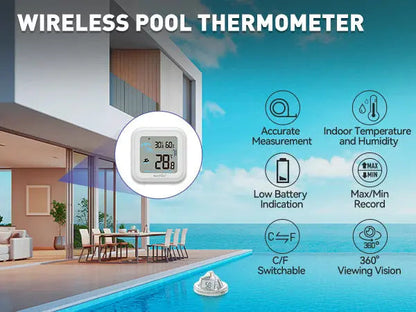 Trådlös pooltermometer