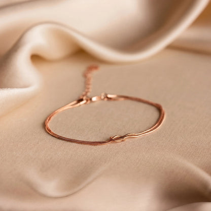 Forever Knot‑armband – en meningsfull gåva för par, bästa vänner och familj (2 för 1)