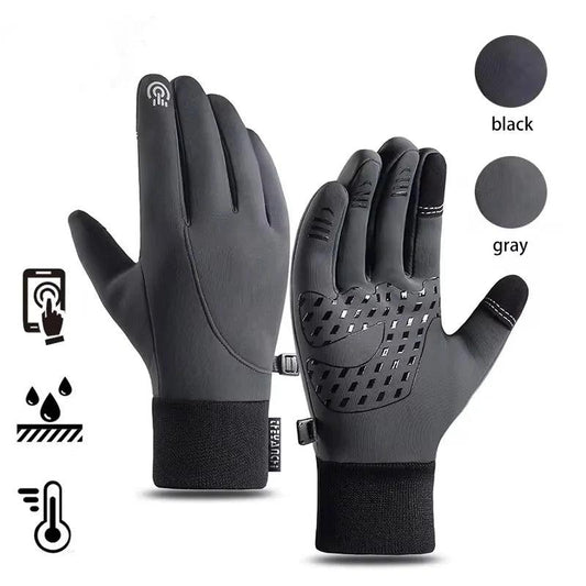 Vindtette og vanntette vinterhansker med berøringsteknologi −30°C 