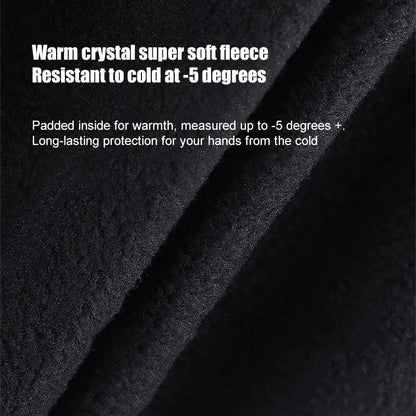 Vindtette og vanntette vinterhansker med berøringsteknologi −30°C 