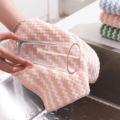 10-pack återanvändbara kökstrasor, 25 cm, blandade färger