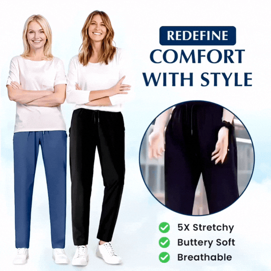 StretchActive - Women's Ultra Stretch Ice Silk Comfort Casual Pants