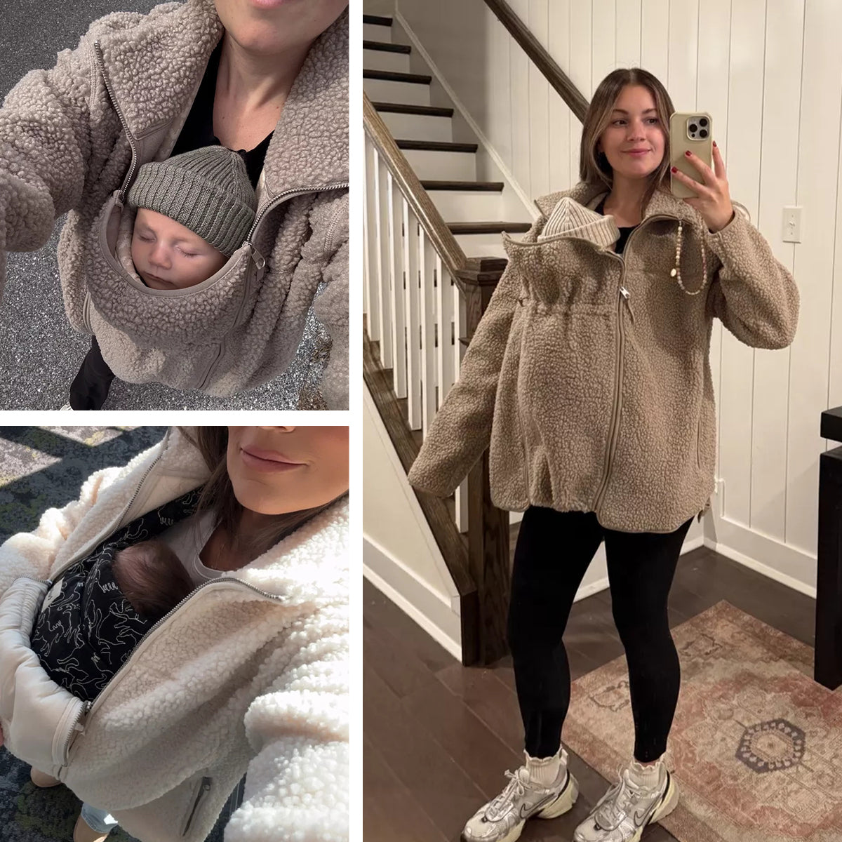 Fleecejakke til baby