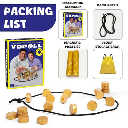 Magnetisk balanse- og strategispill for hele familien, 2–4 spillere