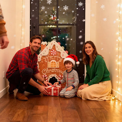 🍪 50 % RABATT NÅ! ✨ Pepperkake-golfsett – Festlig julespill med 2 puttere og 6 hull for familiemoro i høytiden 🎄🏌️‍♂️ 