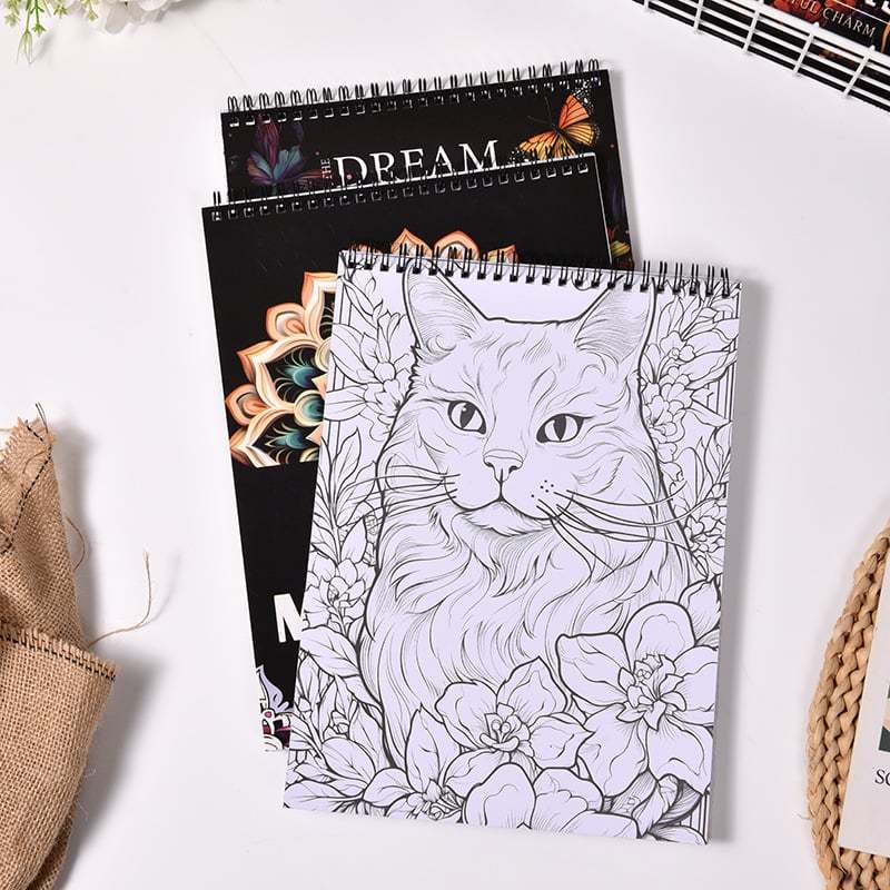 🖍️🎨 Malebok for voksne mot stress