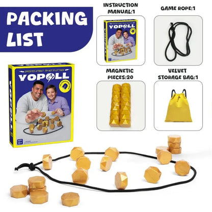 Magnetisk balanse- og strategispill for hele familien, 2–4 spillere