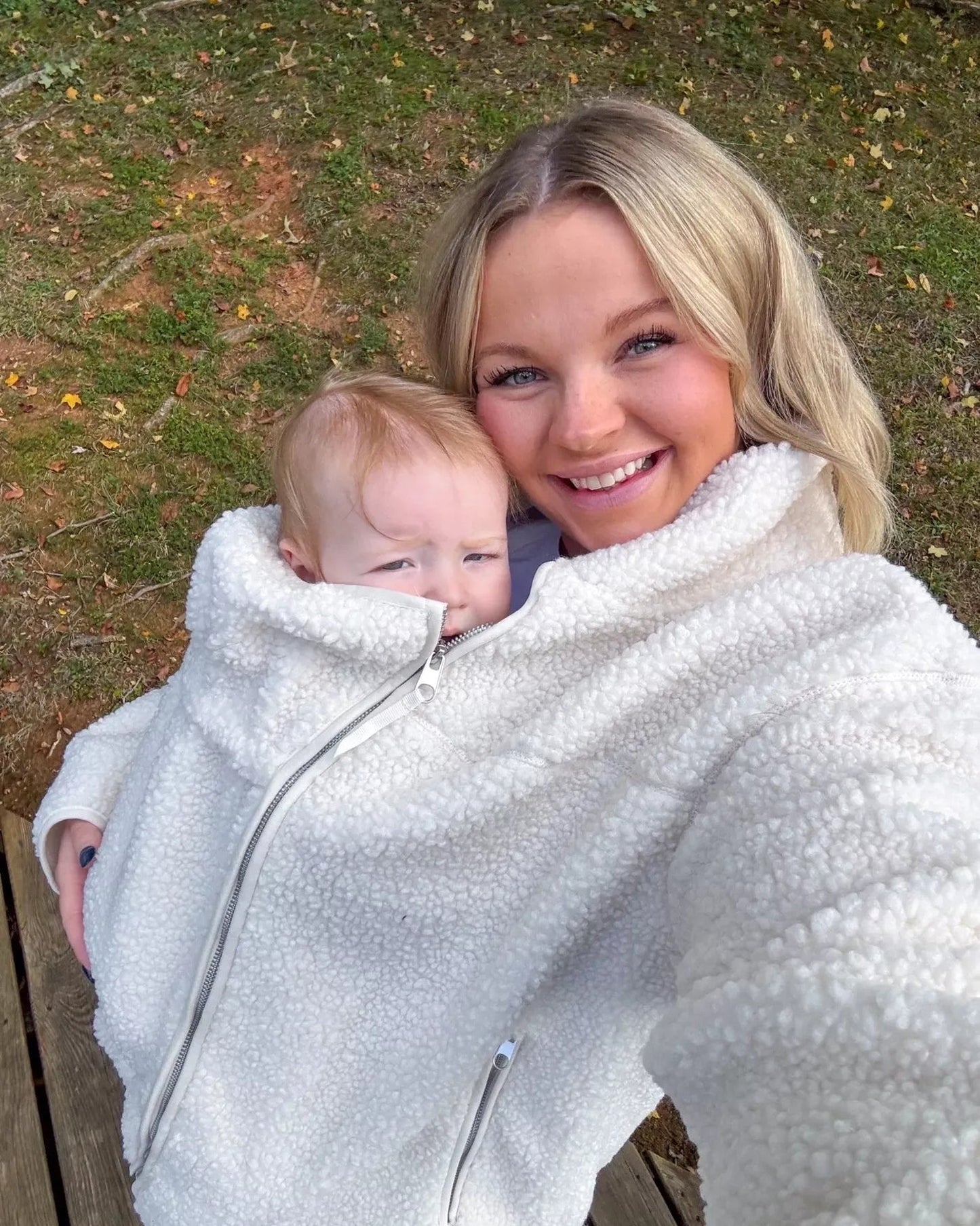 Fleecejakke til baby