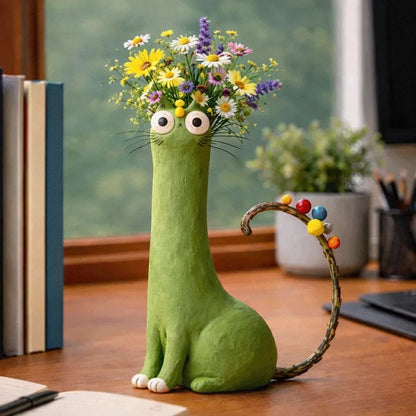 😻 Katter som kramar dina blommor – ger hemmet en personlig touch! 🌼