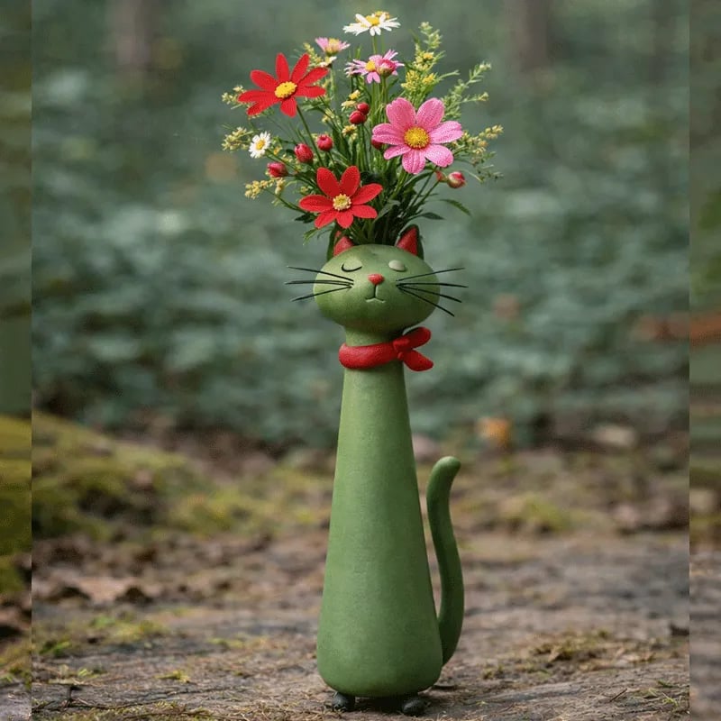 😻 Katter som kramar dina blommor – ger hemmet en personlig touch! 🌼