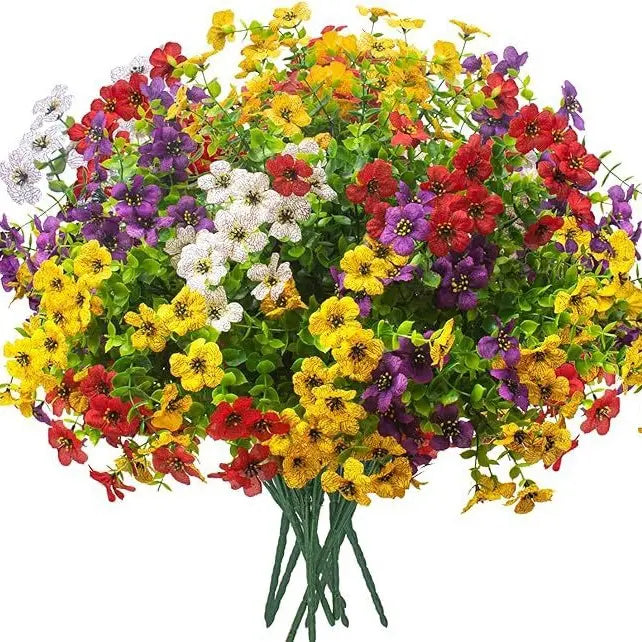 🔥Sista dagen 50% rabatt🔥 Realistiska UV-beständiga utomhusblommor – Kräver inget underhåll