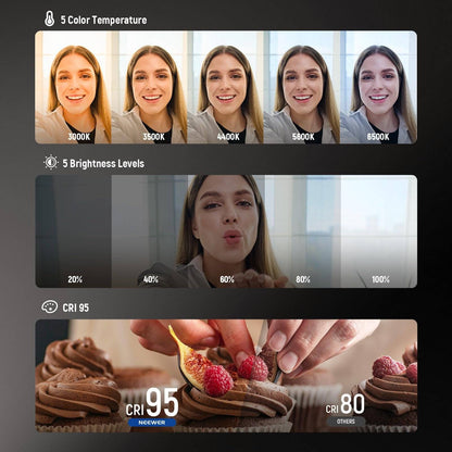 📸 Magnetisk selfielampe ✨