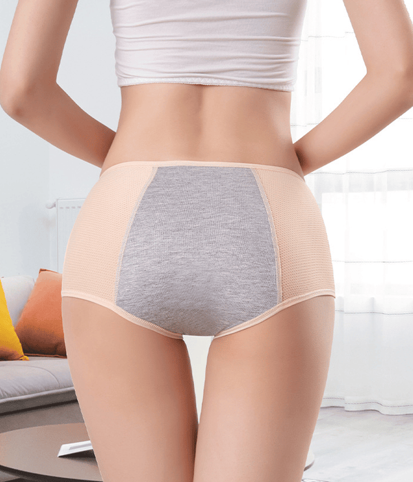 Nye, oppgraderte lekkasjesikker truse med høy midje (🎉6-pakning🎉 KUN I DAG!!!) 