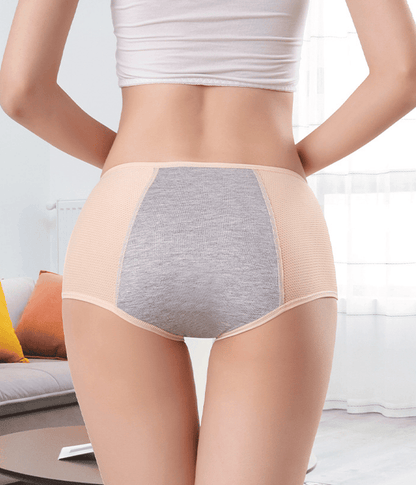 Nye, oppgraderte lekkasjesikker truse med høy midje (🎉6-pakning🎉 KUN I DAG!!!) 