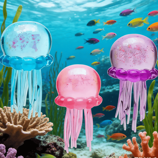 Schylling Jelly Squish – Mjuk geléfylld sensorisk klämleksak för stresslindring
