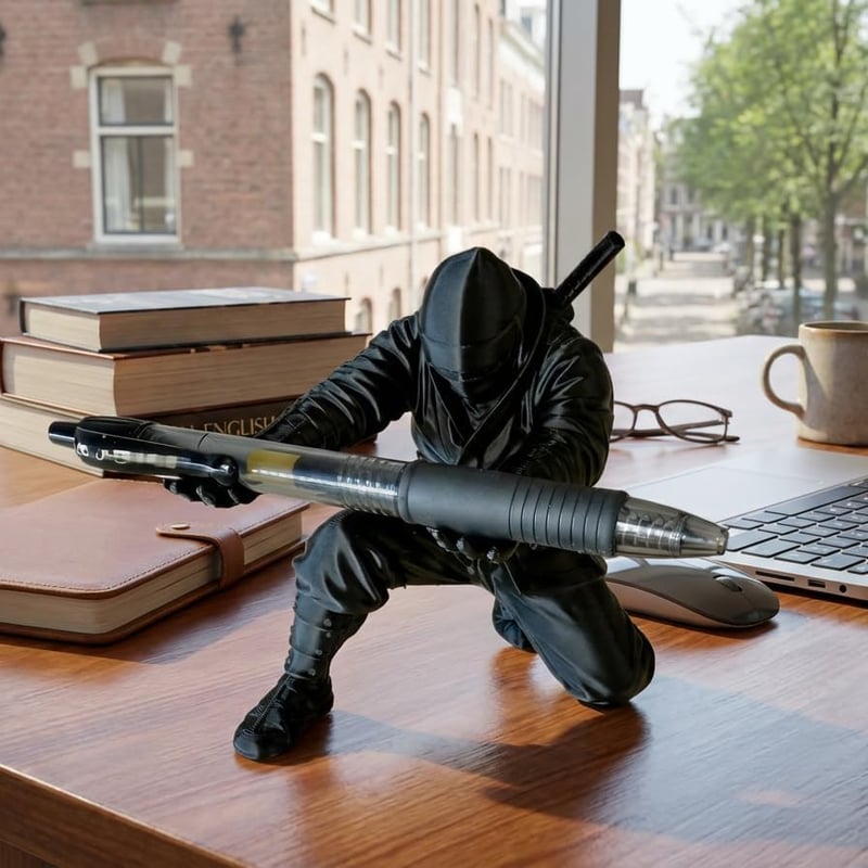 🔥 KAMPANJ DENNA VECKA! ⚔️ 3D-printat samuraj-pennställ & skrivbordsorganisatör