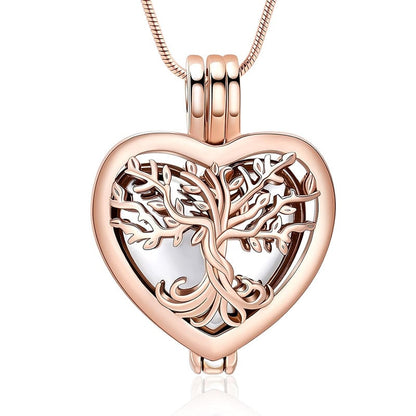 🌳❤️ Hjärtformat Livets Träd‑minneshänge | symboliserar livets och kärlekens eviga kontinuitet