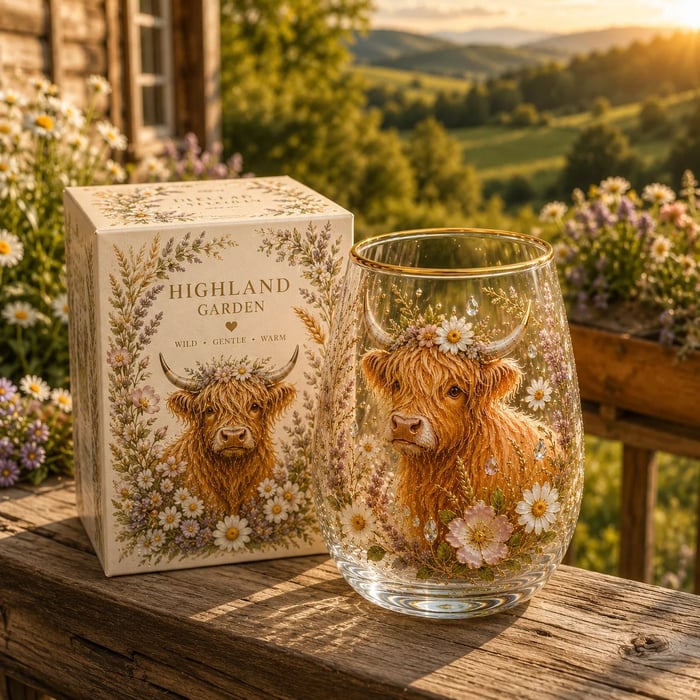 🌸🌿 Begrenset opplag 2026 | Tekopp i glass - Morgenlykke i hagen ☀️☕