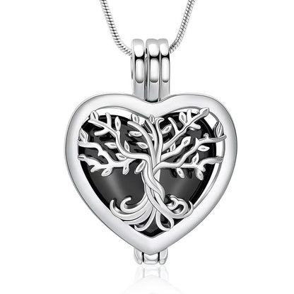 🌳❤️ Hjärtformat Livets Träd‑minneshänge | symboliserar livets och kärlekens eviga kontinuitet