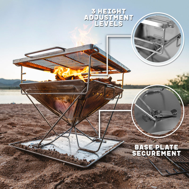 Flatpack grill, spis och eldgrop