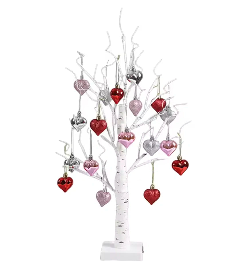 LED-bordlampe: Love Birch 