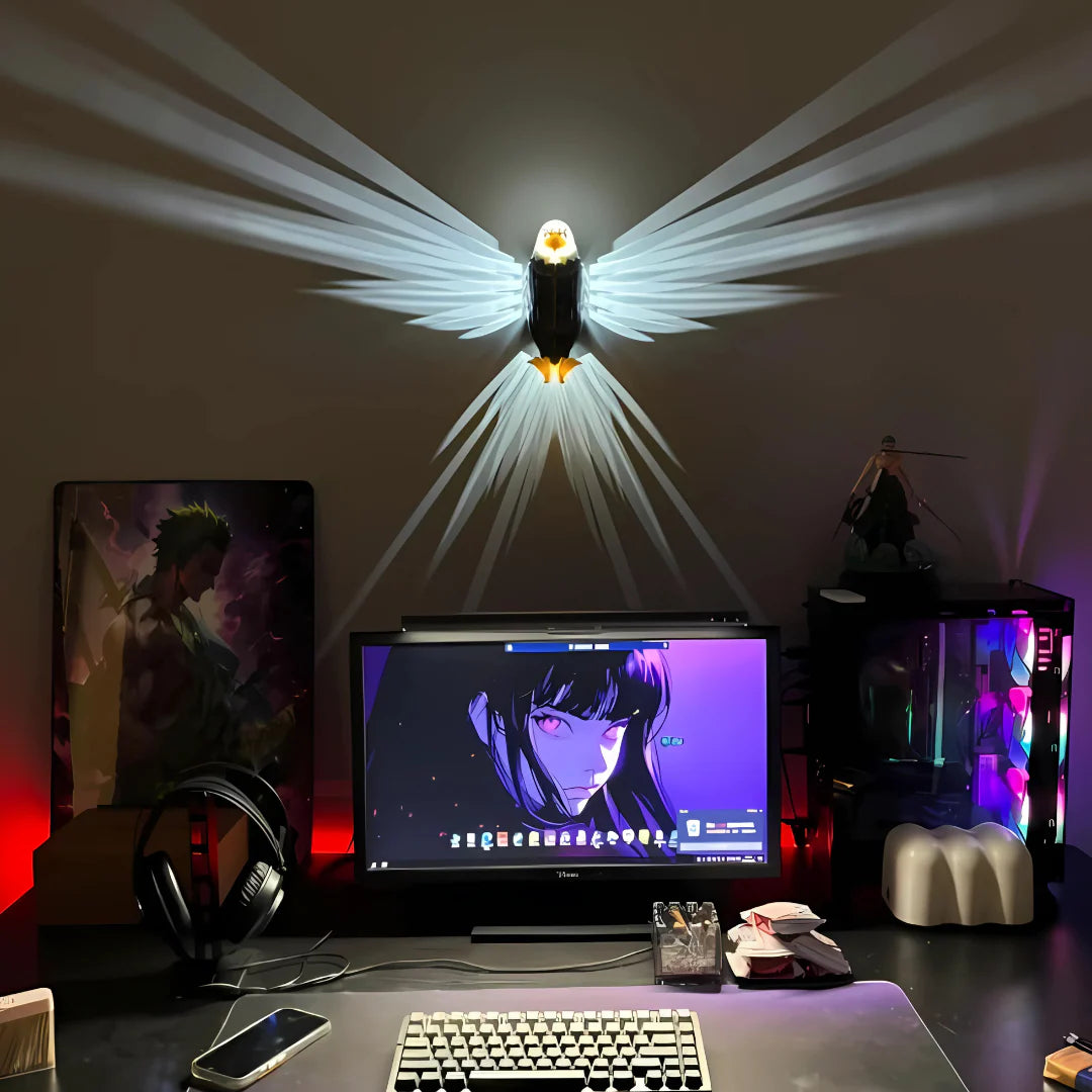 Dekorativ Örn Vägglampa – Stilren LED-belysning