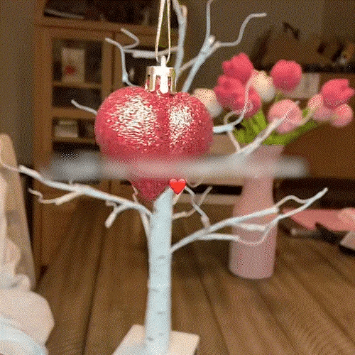 LED-bordlampe: Love Birch 