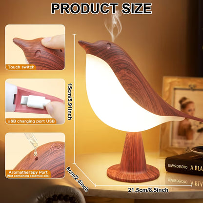 Fuglebordlampe med berøring 