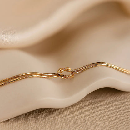 Forever Knot‑armband – en meningsfull gåva för par, bästa vänner och familj (2 för 1)