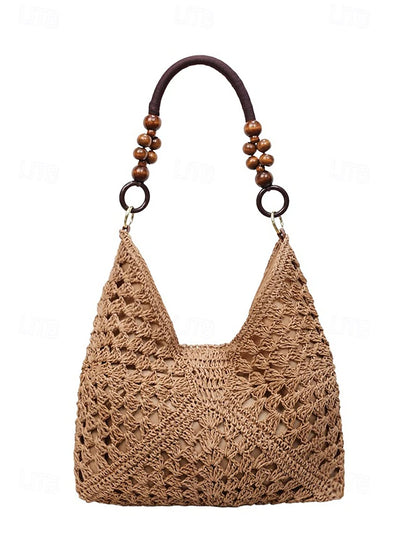 Boho Klassisk Vävd Toteväska
