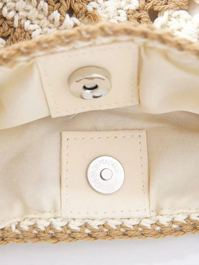 Boho Klassisk Vävd Toteväska
