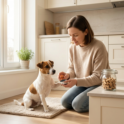 Tyst hundfil med 3 slipdynor