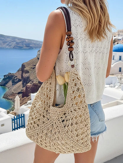 Boho Klassisk Vävd Toteväska