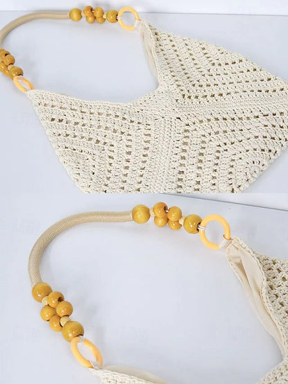 Boho Klassisk Vävd Toteväska