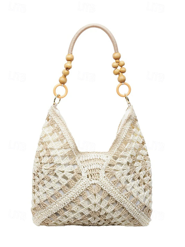 Boho Klassisk Vävd Toteväska