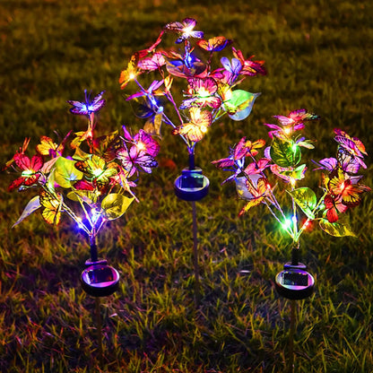 🔥Solcelledrevet LED-hagebelysning med sommerfugldesign – for hage og uteplass🦋