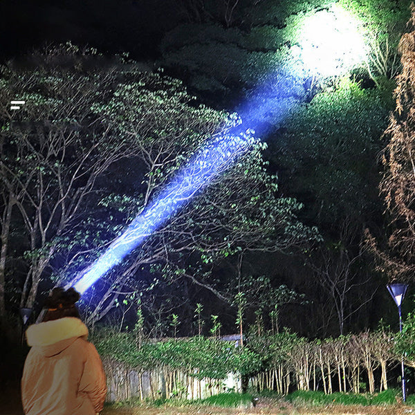 🔥2025 Superutrustning för utomhusbruk🔥Superljusstark uppladdningsbar pannlampa med hög effekt