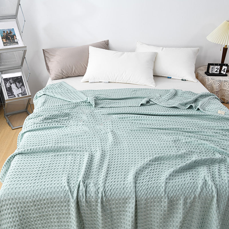 🌬️🛋️50% Rabatt🎉Våffelpläd | Andningsbar & Lättviktig