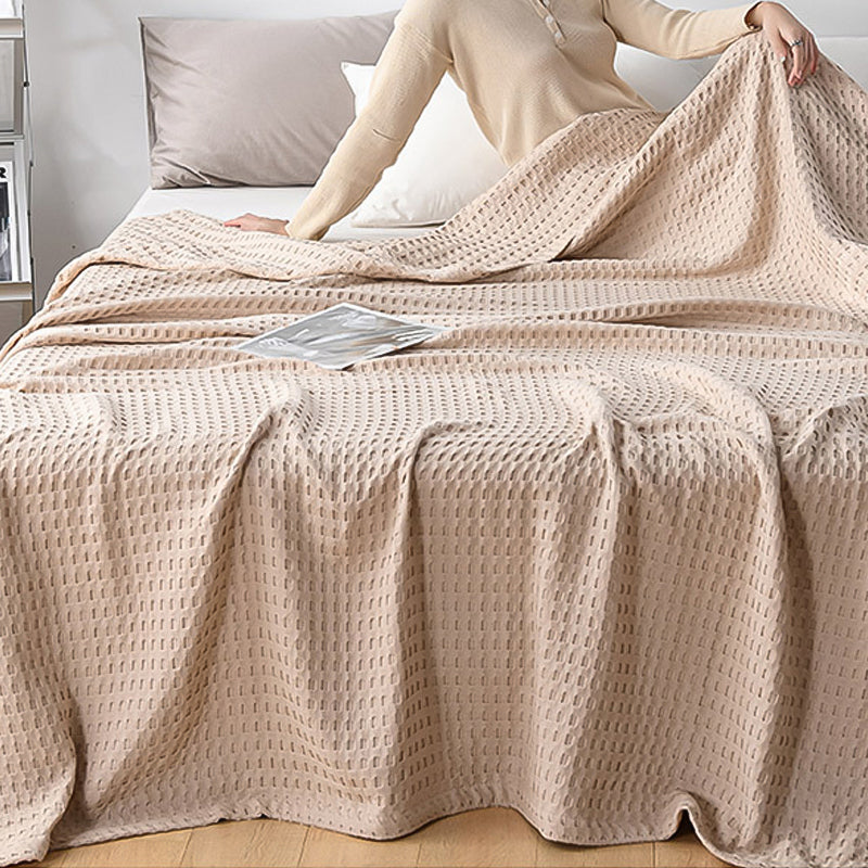 🌬️🛋️50% Rabatt🎉Våffelpläd | Andningsbar & Lättviktig