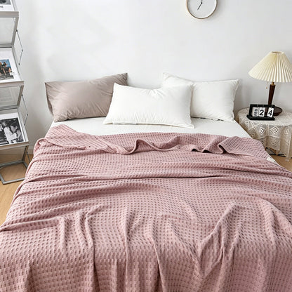 🌬️🛋️50% Rabatt🎉Våffelpläd | Andningsbar & Lättviktig