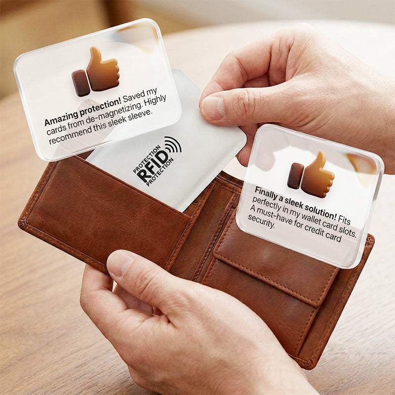 RFID-beskyttende kortmappe – blokkerer skanning og beskytter dataene dine 💳❌