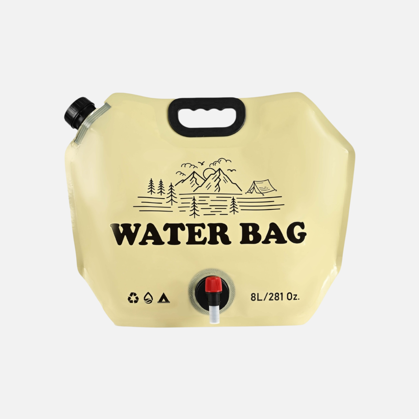 5-pack Nödvattendunk 8L/12L – Hopfällbar